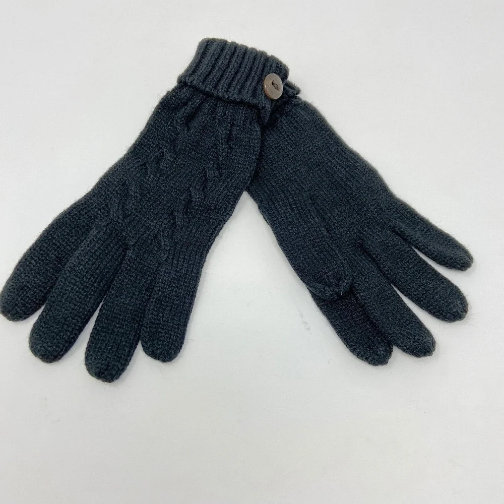 NOELLE | Davenport Cable Gloves Black NWT